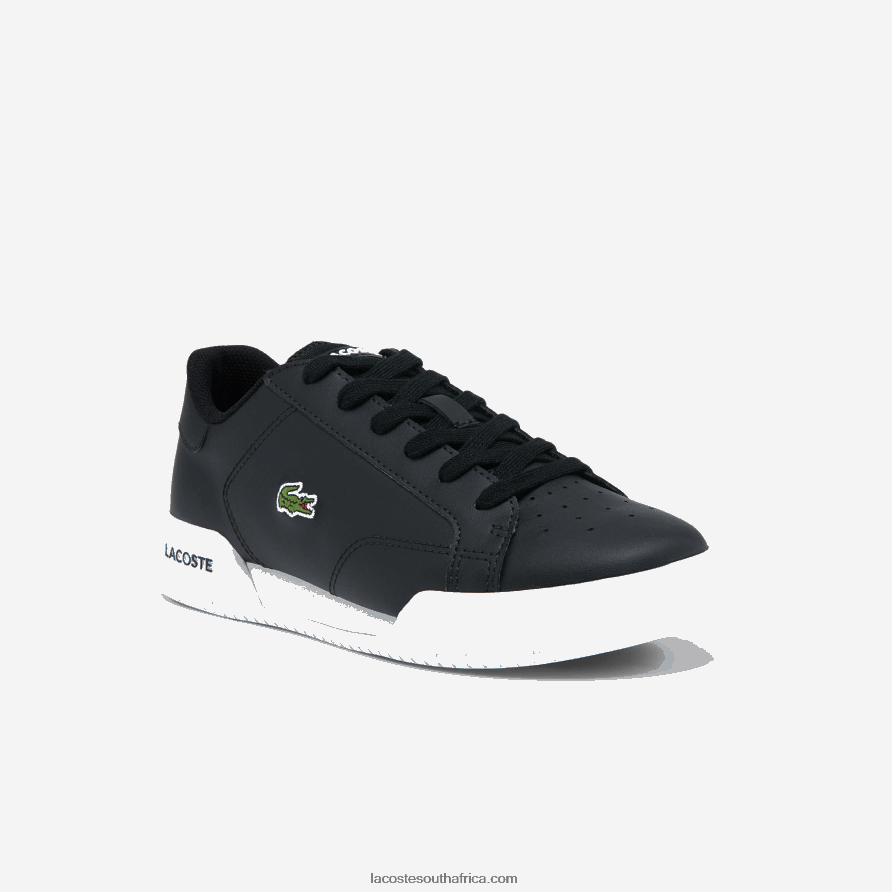 Juniors Lacoste Black & White 312 Twin Serve Synthetic Sneakers ...